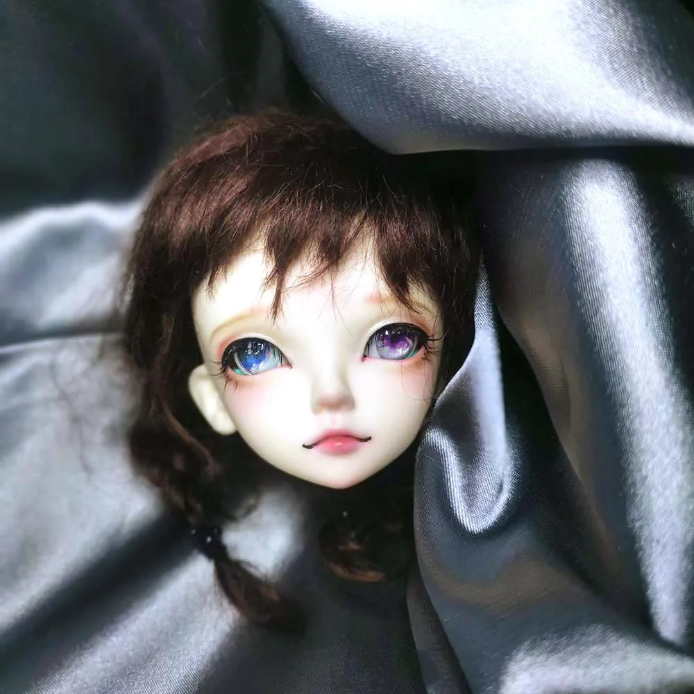 Кукла bjd с 3d рисунком глаз синяя и розовая фиолетовая голень 1/4 1/3 1/8 BJd SD MSD 10 мм 12 14
