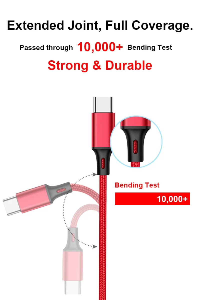 1 м/3 фута 2.5A Micro usb type-C быстрая зарядная зарядка зарядное устройство кабель синхронизации данных провод для Samsung Galaxy S10 S9 S8 Plus A9 A8s A6s