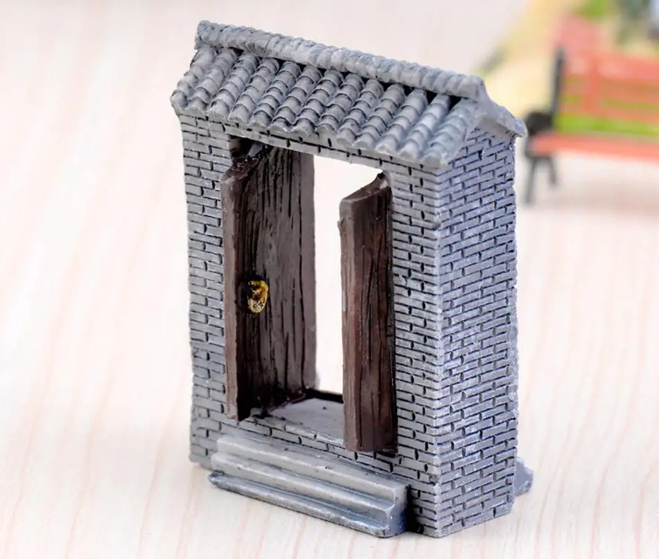 

10pcs Opening Door Garden Moss Terrarium Home Desktop Decoration /Crafts/Bonsai/Doll House/Miniatures