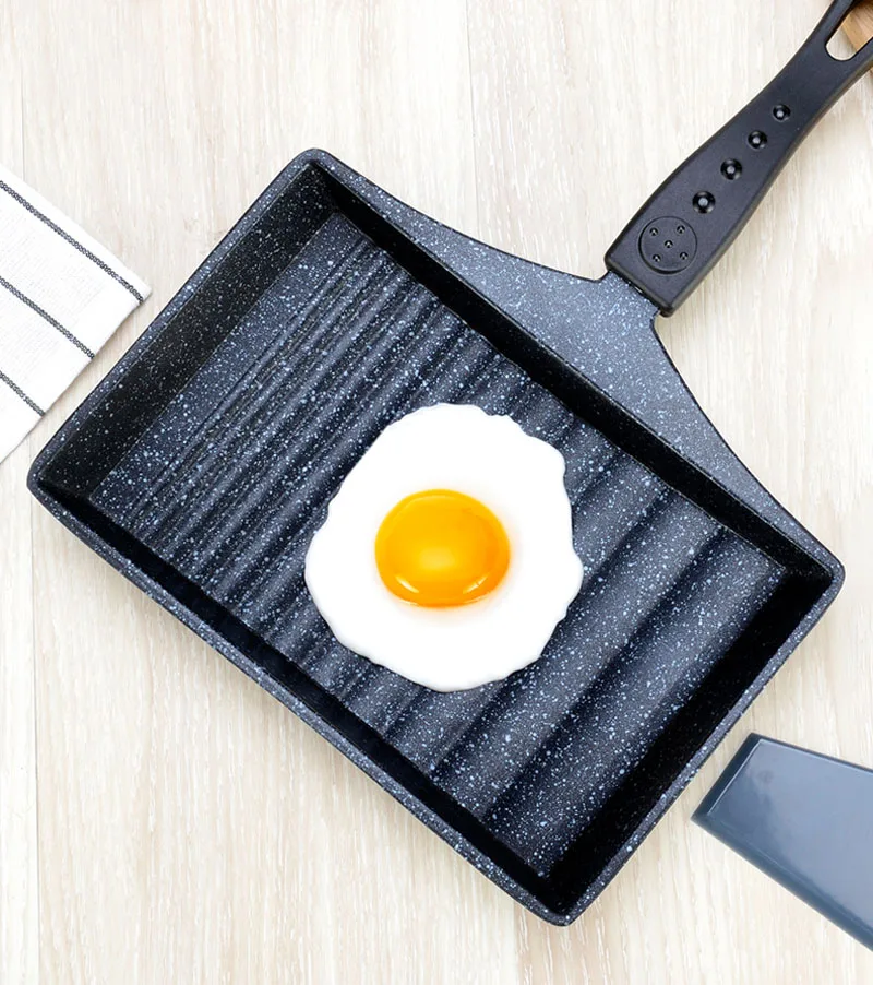 Японское антипригарное устройство Betohe Tamagoyaki с плоским дном толстые омлет из яиц