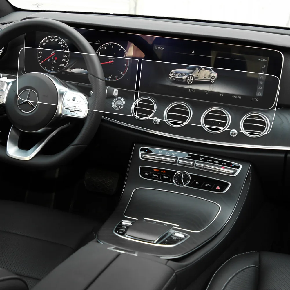 2 шт./компл. для Mercedes Benz E Class W213 2017 2019 S W222 2018 автомобильный 12 3 дюймовый протектор