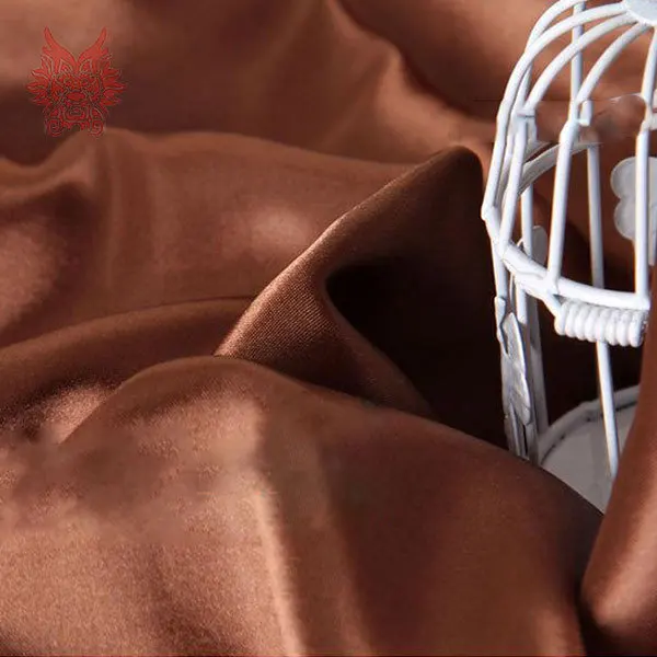 Красный / крем кофе полиэфир шелк ткань для свадьба ну вечеринку платье Рубашка