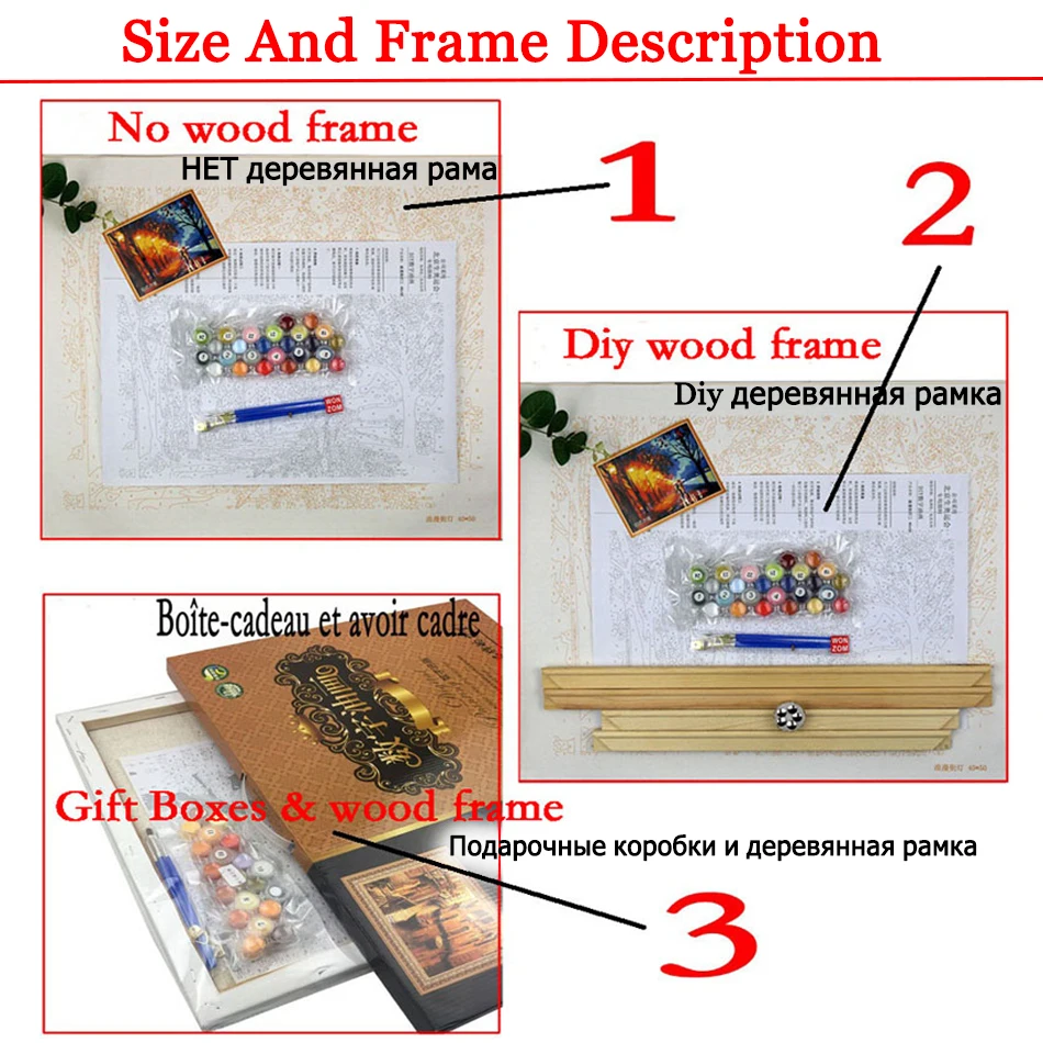 RIHE цветы Цветущая краска ing по номерам роза DIY масляная на холсте Cuadros Decoracion