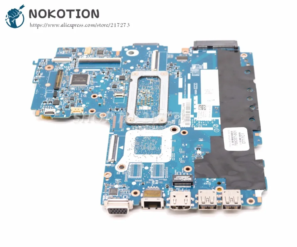Материнская плата NOKOTION 768057 601 001 для ноутбука HP Probook 440 G2 450 ZPL40 ZPL50 ZPL70|Материнские