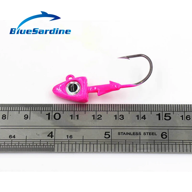 BlueSardine 3 шт. 9 2 г 4 5 см металлические крючки для головы из углеродистой стали джиг