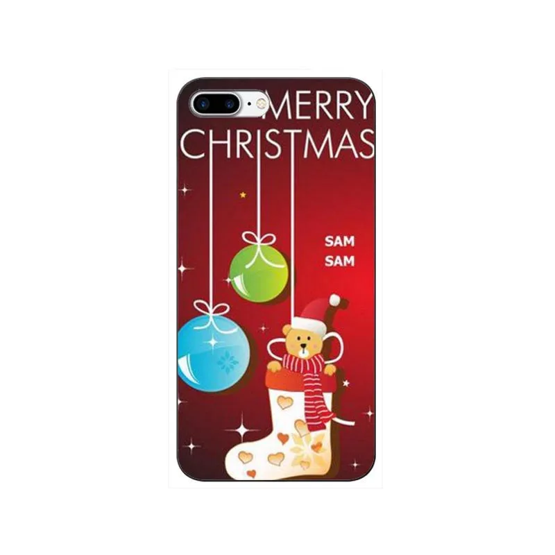 Жесткий пластиковый чехол с рождественской елкой для iPhone 11 11PRO MAX 6 6S Plus 5 5S SE X 8 8Plus 7 7Plus XR XS Max