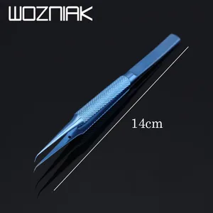 Титановый нцет стальной Профессиональный инструмент для ремонта 0,15 мм Край точный отпечаток пальца Fly Line Picker пинцет прямой изгиб