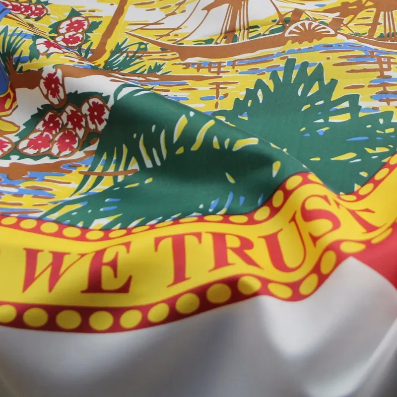 Флаг Штата Флориды MOFAN США высокое качество и двойная строчка флаг штата FL с 2