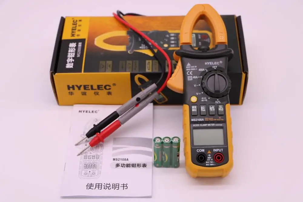 Оригинальный Цифровой мультиметр Huayi DC зажим для амперметра универсальный