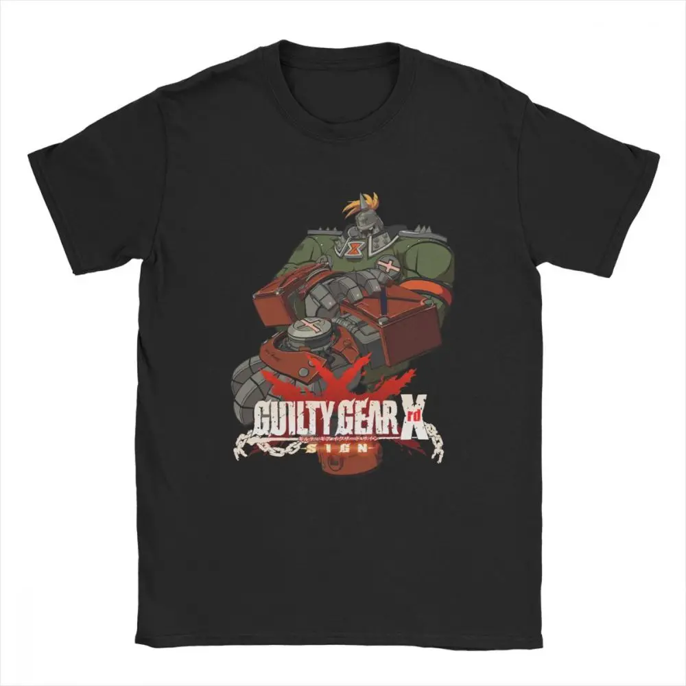 Мужская футболка Potemkin- Xrd GG Guilty Gear GuiltyGear с надписью Fighting Video Games из хлопка одежда |