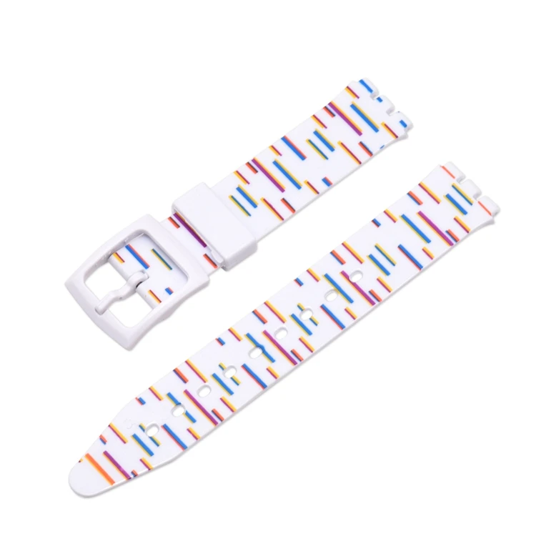 Аксессуары для часов, Цветной силиконовый ремешок Swatch для мужчин, ремешок для часов t, ремешок 16 мм, резиновый ремешок для мужчин и женщин, ремешок для часов