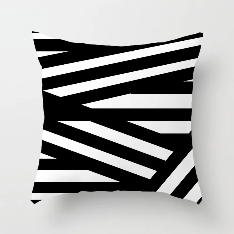 Cushion Cover Throw Pillow Case Plaid Geometric Color New Cotton Pillowcase Home | Дом и сад
