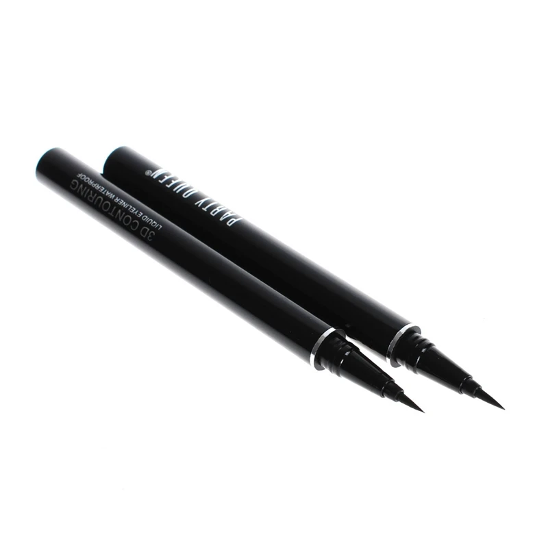 Высококачественные черные вечерние подводки для глаз 1 шт. водостойкая