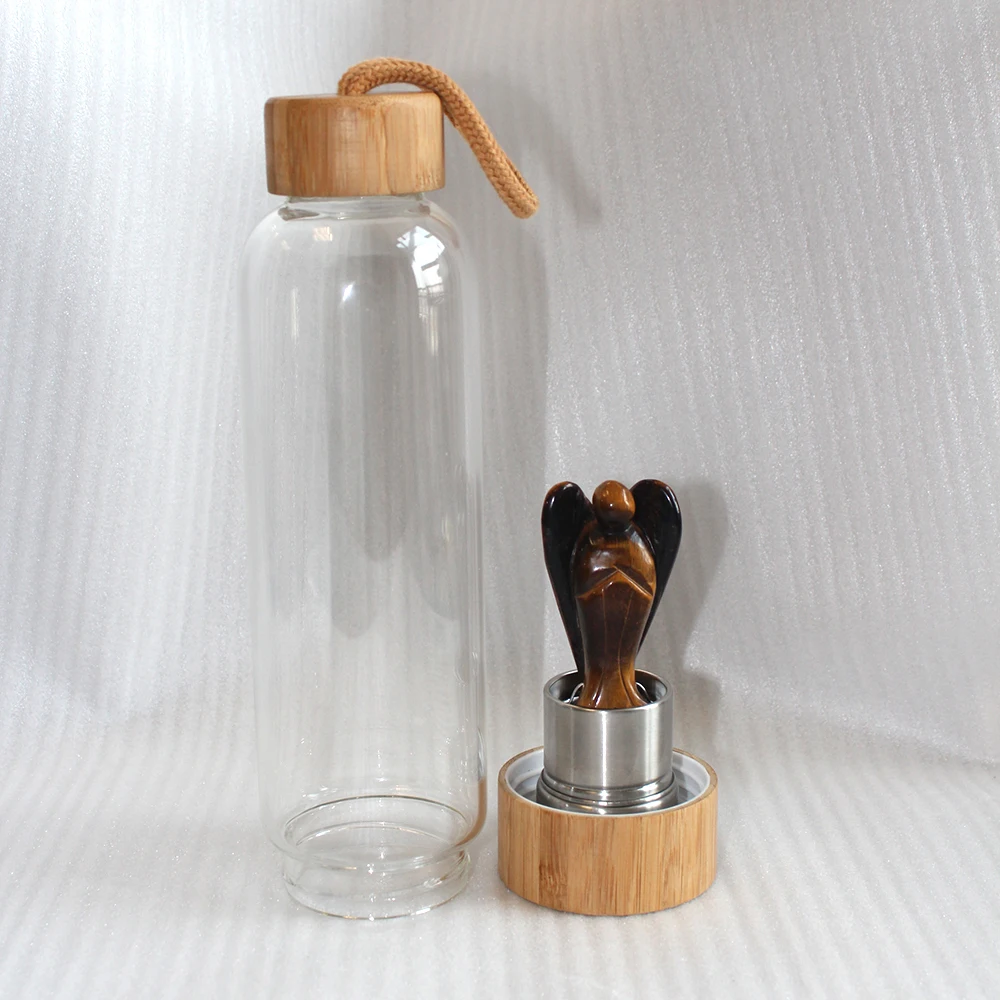 2019 Горячая Распродажа Прямая поставка бутылка для воды с натуральным тигровым