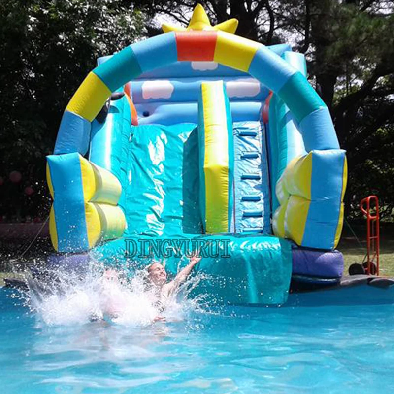 PVC inflatable slide in water bouncer for sale | Спорт и развлечения