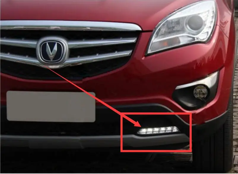 1 Автомобильный Стайлинг для 2015 ~ 2016 ChangAn CS35 Противотуманные фары светильник