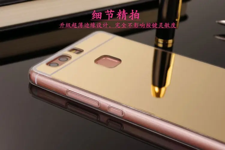 Зеркальный Мягкий силиконовый чехол для huawei P20 P8 P9 Lite mini P8Lite 2017 P10 P Smart TPU Y5 Y6 Y7 Prime Pro