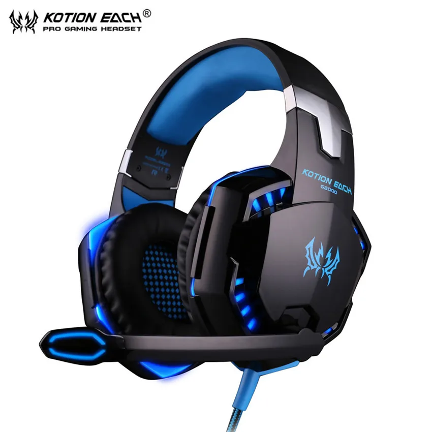 Игровые наушники Kotion Стерео G2000 Best шлем глубокий бас Проводные с микрофоном