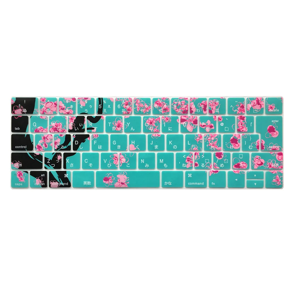 Batianda Pro 13 3 Cherry японский Клавиатура кожного покрова для 2016/MacBook 2017 retina 15 дюймов с Touch