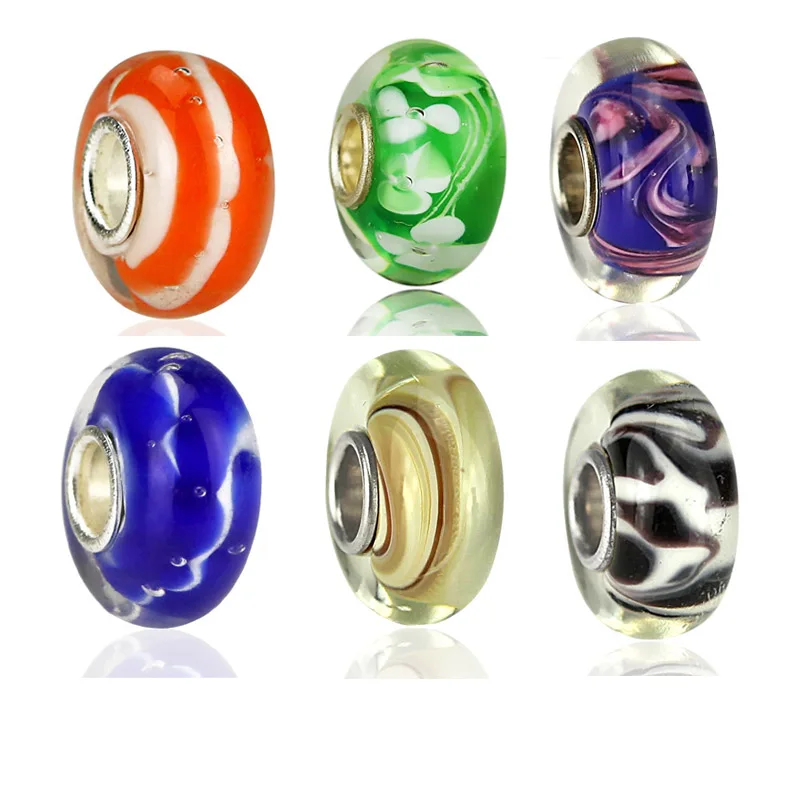 14 мм Фиолетовый лампворк муранские бусины стеклянные для изготовления ювелирных