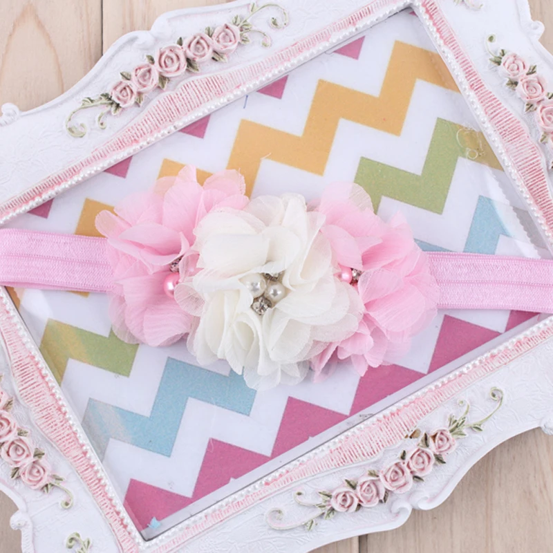 1 шт. детская лента для волос со стразами и жемчугом|headband kids|flower headbandkids hair accessories |