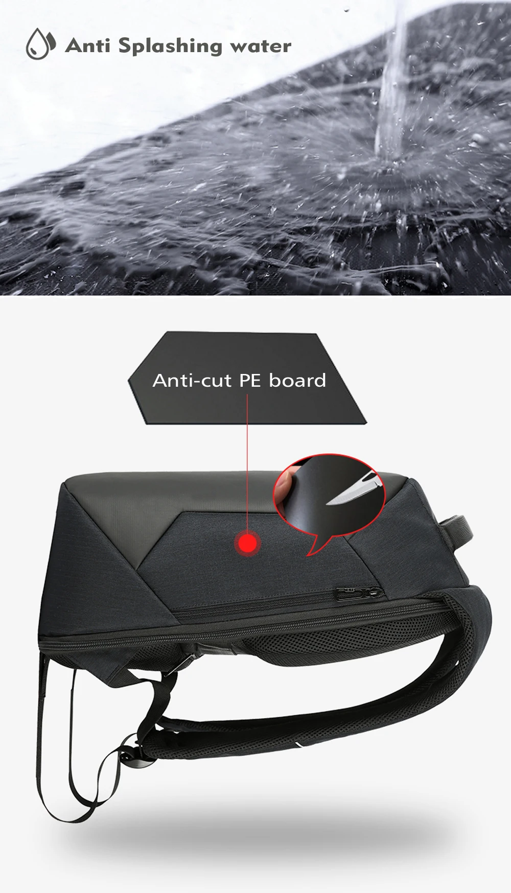 MARKROYAL Anti-theft мужской рюкзак для ноутбука 15,6 дюймов внешний USB школьный рюкзак сумка большой емкости городской водостойкий Mochila