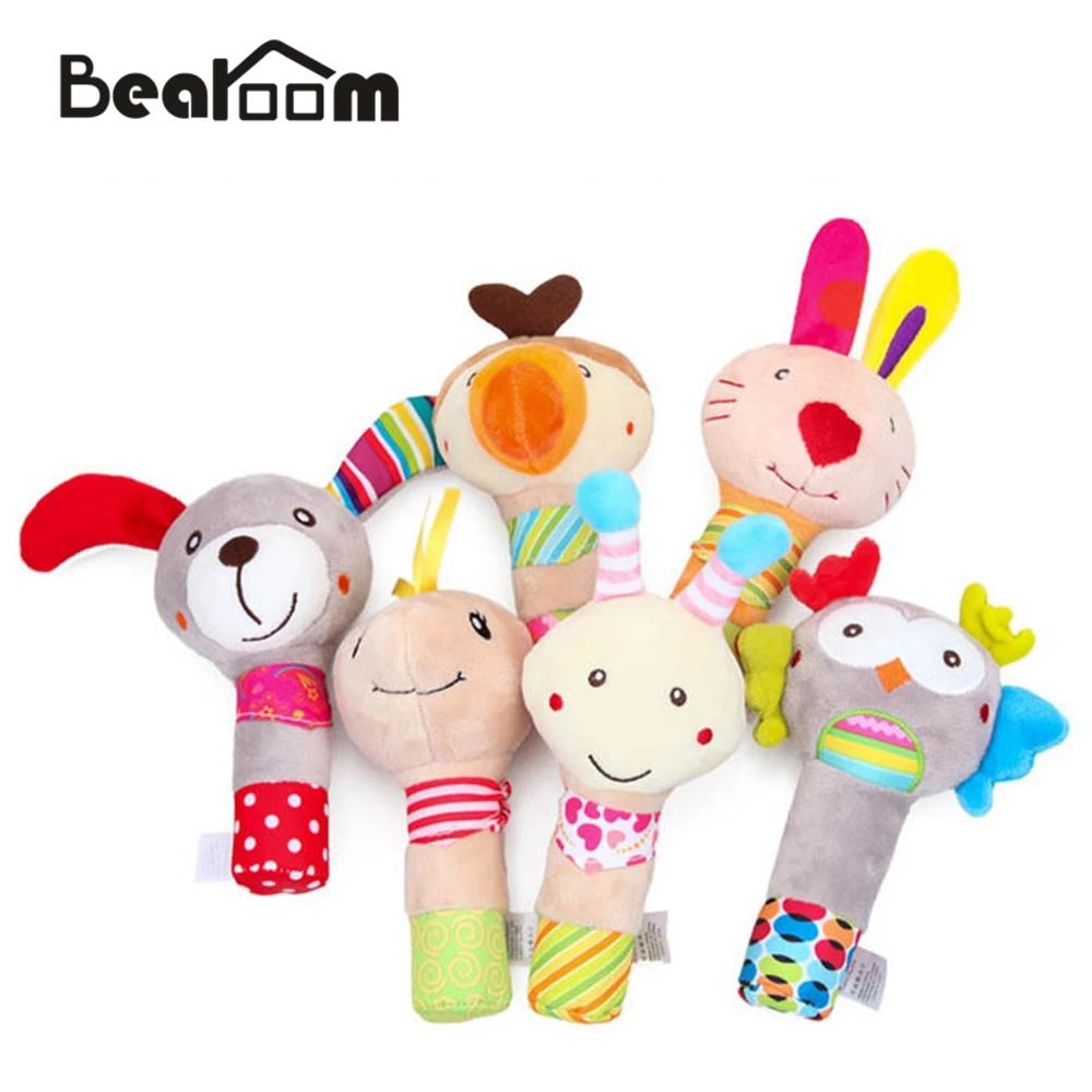 Bearoom детская погремушка мягкая Мобильная игрушка мультфильм Bebe игрушки висячий