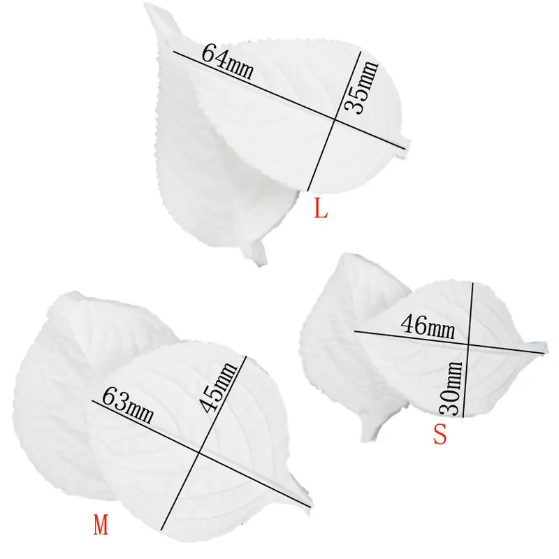 Гортензия силиконовая форма в виде листьев Fondant (сахарная) торта Формы для