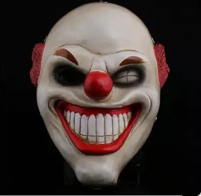 

pay day 2 mask funny clown mask masquerade party mask halloween mask