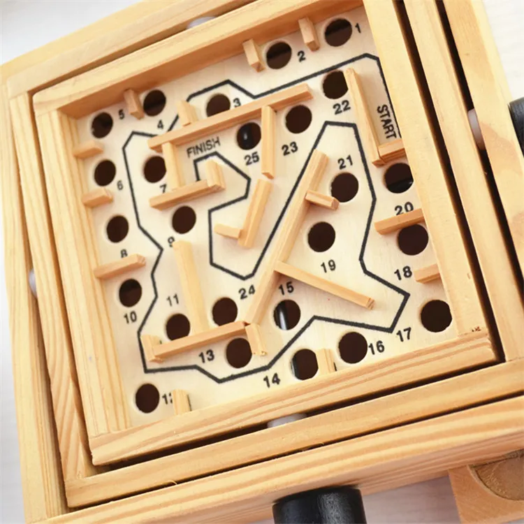 Деревянный лабиринт детские развивающие игрушки головоломка для развития мозга