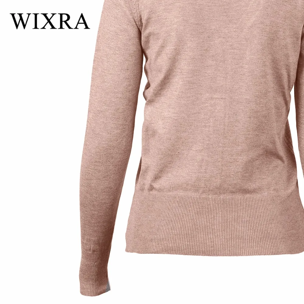 Wixra Warm and Charm 23 Colors Autumn New Sweaters Women Cardigan Knitted Sweater Coat Long Sleeve Female V-Neck Tops |
