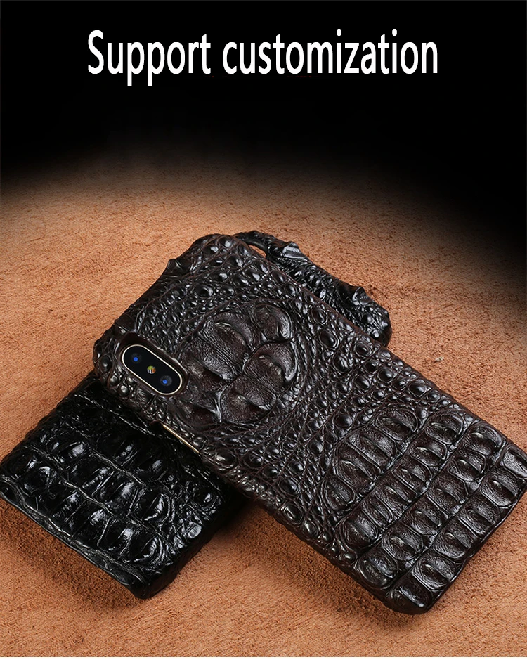 Чехол для телефона из натуральной крокодиловой кожи для iPhone 11 X XS XSMax XR, Роскошный деловой защитный чехол для iPhone 7, 8, 6 plus