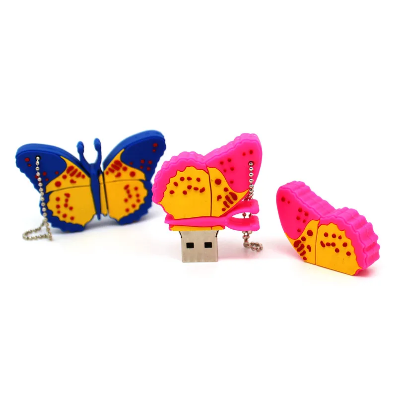 USB флеш-накопитель в виде бабочки 64 ГБ 32 16 8 4 Гб | Компьютеры и офис