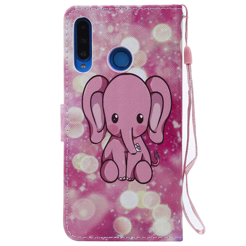 Чехол для телефона Huawei P30 Lite Pro модный кожаный чехол-книжка с бумажником и картой