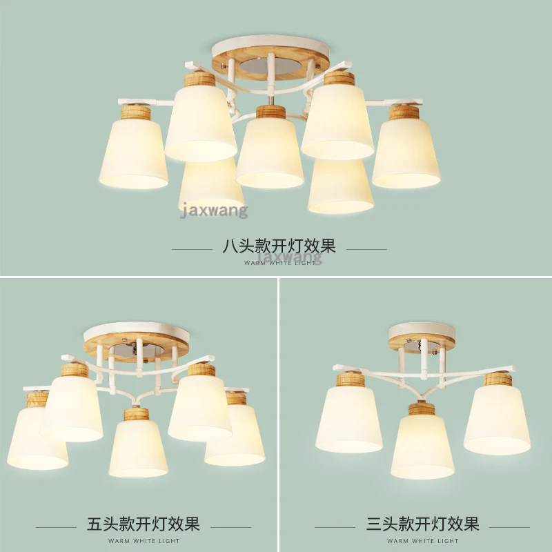 Скандинавский светодиодный потолочный светильник для гостиной Лофт Deco арт-кабинет спальня деревянный потолочный светильник для столовой Бар для чтения потолочные светильники блеск
