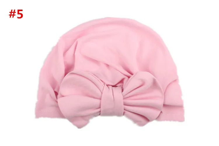 2018 Hot Sale Cute Baby Girl Bowknot Warm Winter Hat Children Girls Knitting Beanie Turban Head Wrap Cap Pile | Детская одежда и