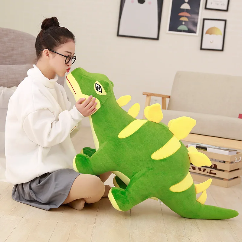 

55cm New Stegosaurus Dinosaur Plush Toys Hobbies Tyrannosaurus Rex Plush Dolls Stuffed Toys For Children Boys,baby Classic Toys