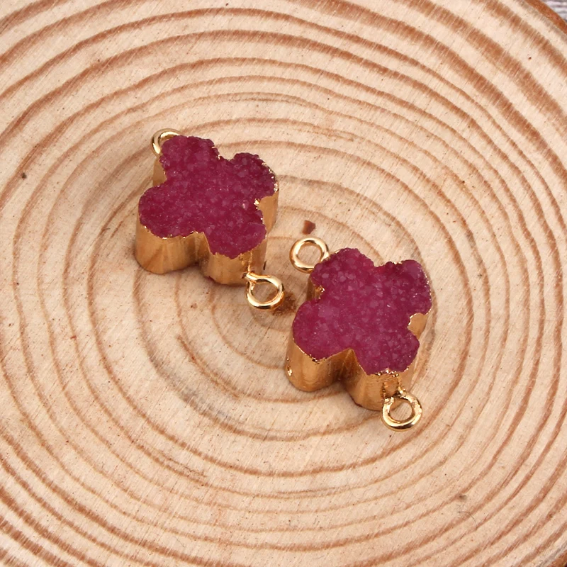 1 шт. Новые Подвески в форме цветов смолы серьги висячие серьги-гвоздики браслет