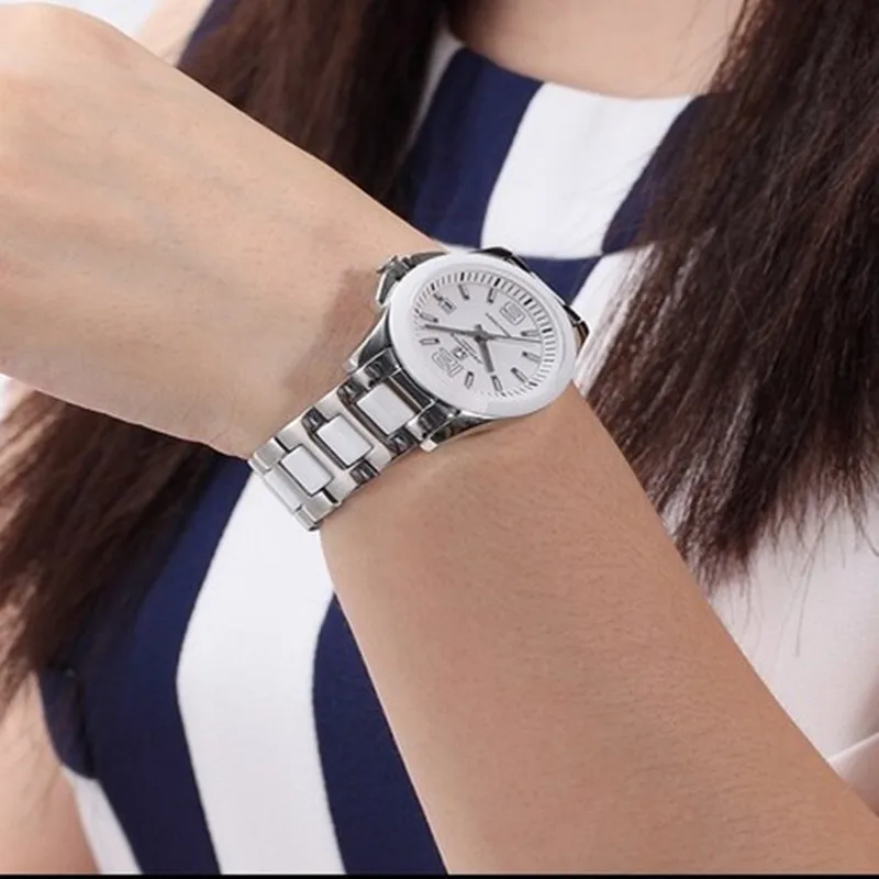 Женские керамические кварцевые часы водонепроницаемые для карнавала влюбленных