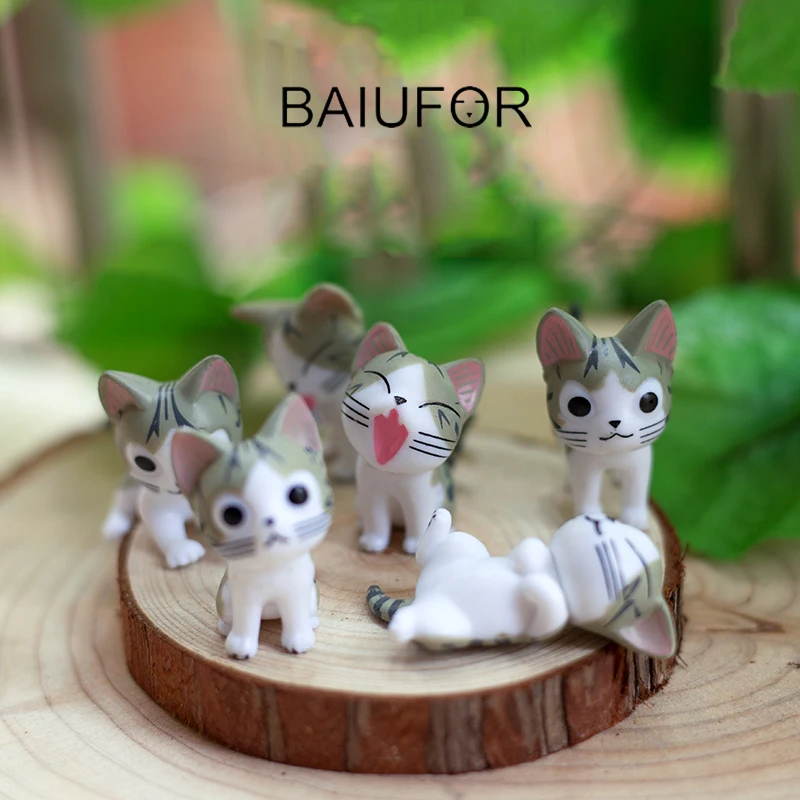 BAIUFOR животные милые кошки Акация фигурки мини сад миниатюрные террариумы