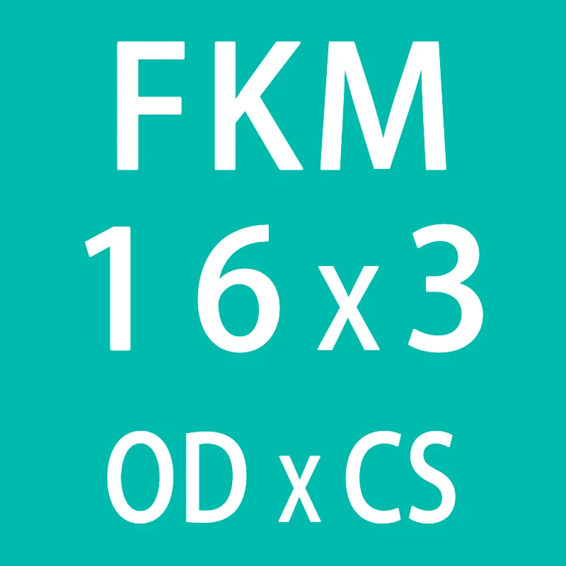 10 шт./лот резиновое кольцо зеленый FKM уплотнительное кольцо OD10/11/12/13/14/15/16/17/18/19/20*3 мм Толщина уплотнительное кольцо масло для уплотнения кольцо прокладки, шайбы - Цвет: OD16mm