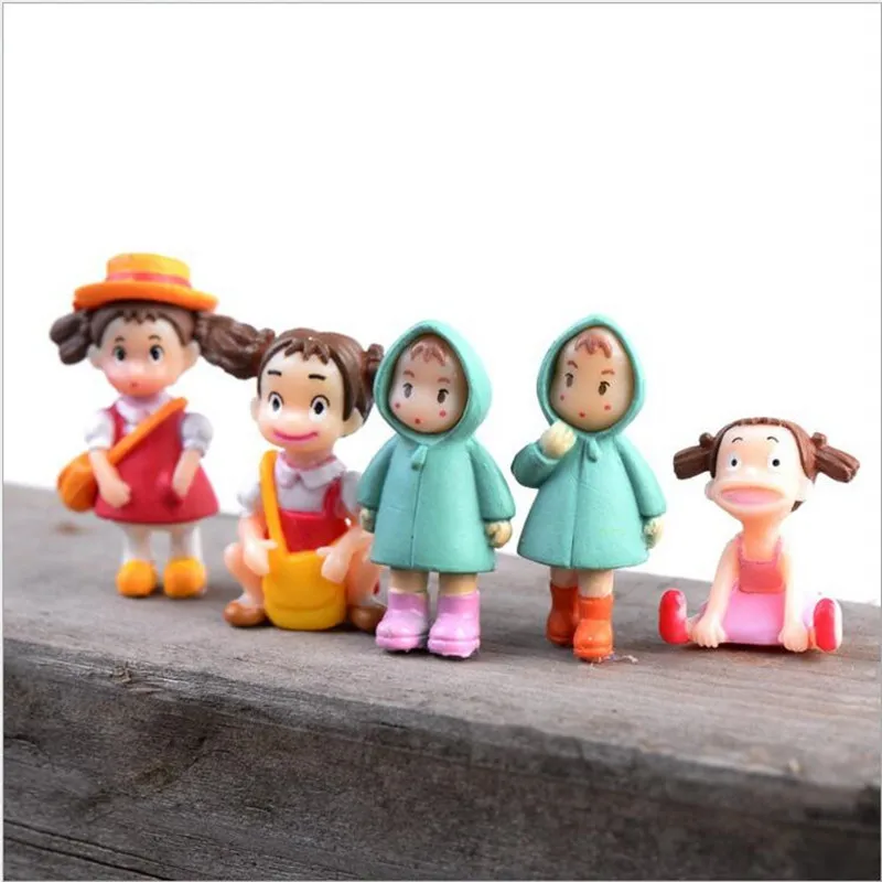 4 шт./набор Мини-фигурки девочек Микро Ландшафты для бонсайных растений Орнаменты для домашнего декора.