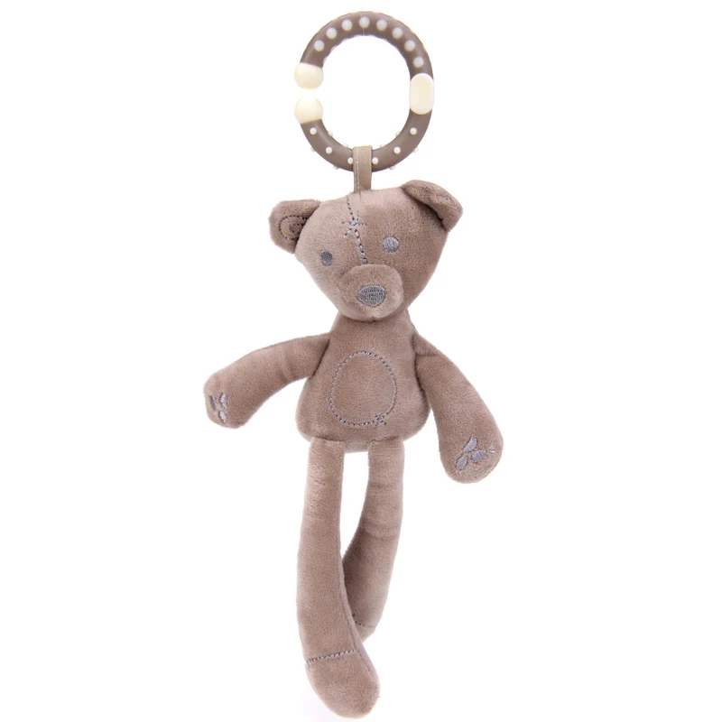 Детская погремушка милая коляска с кроликом колокольчики подвесная музыкальная