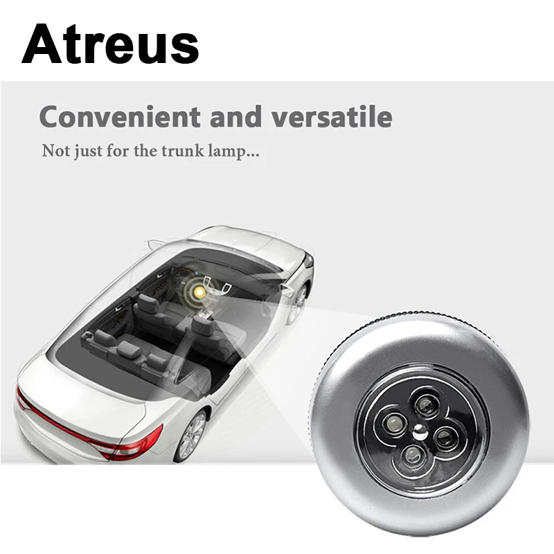 Автомобильный Стайлинг Atreus 1X светодиодная решетка для салона лампа чтения