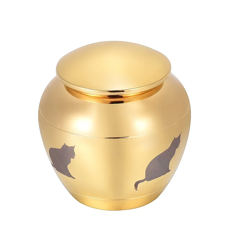 IJU047 Dear Pet Memorials урна для кошек пояса нержавеющая сталь мини Keepsake Urn My Cat's Ashes |
