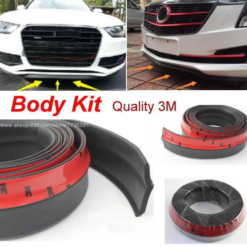 Для Cadillac BLS ATS CTS V DTS автомобильный бампер губы спойлер кузов полоса/передние