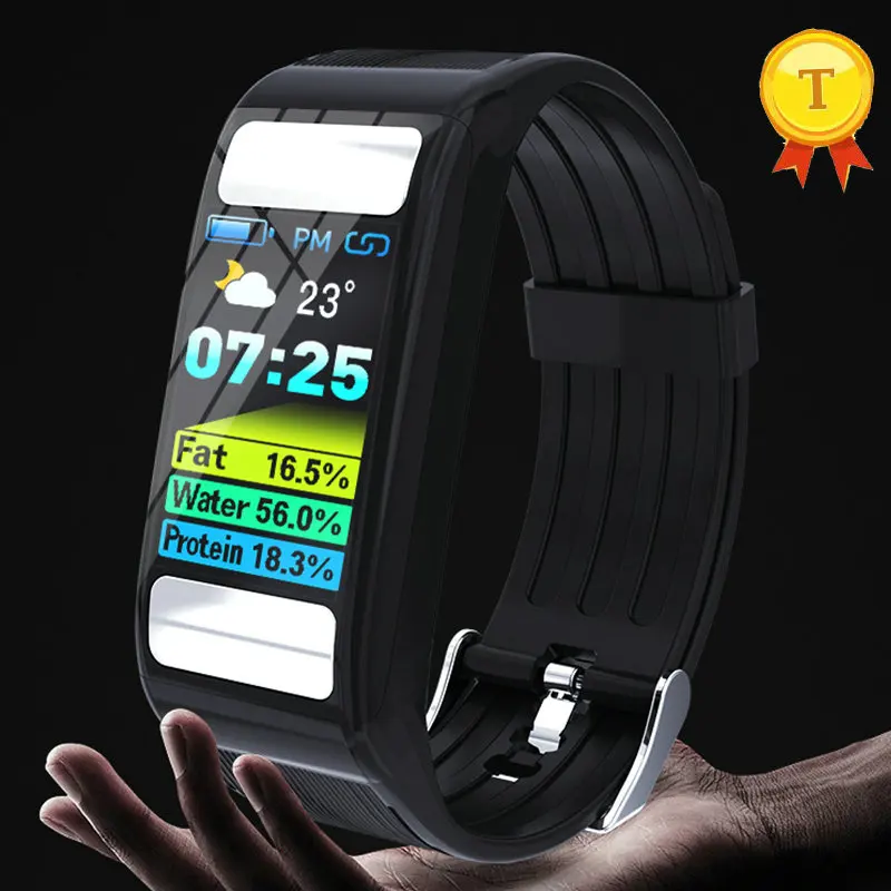 

New smartband body fat monitoring heart rate monitoring professional sport bracelet fitness tracker message reminder smart band