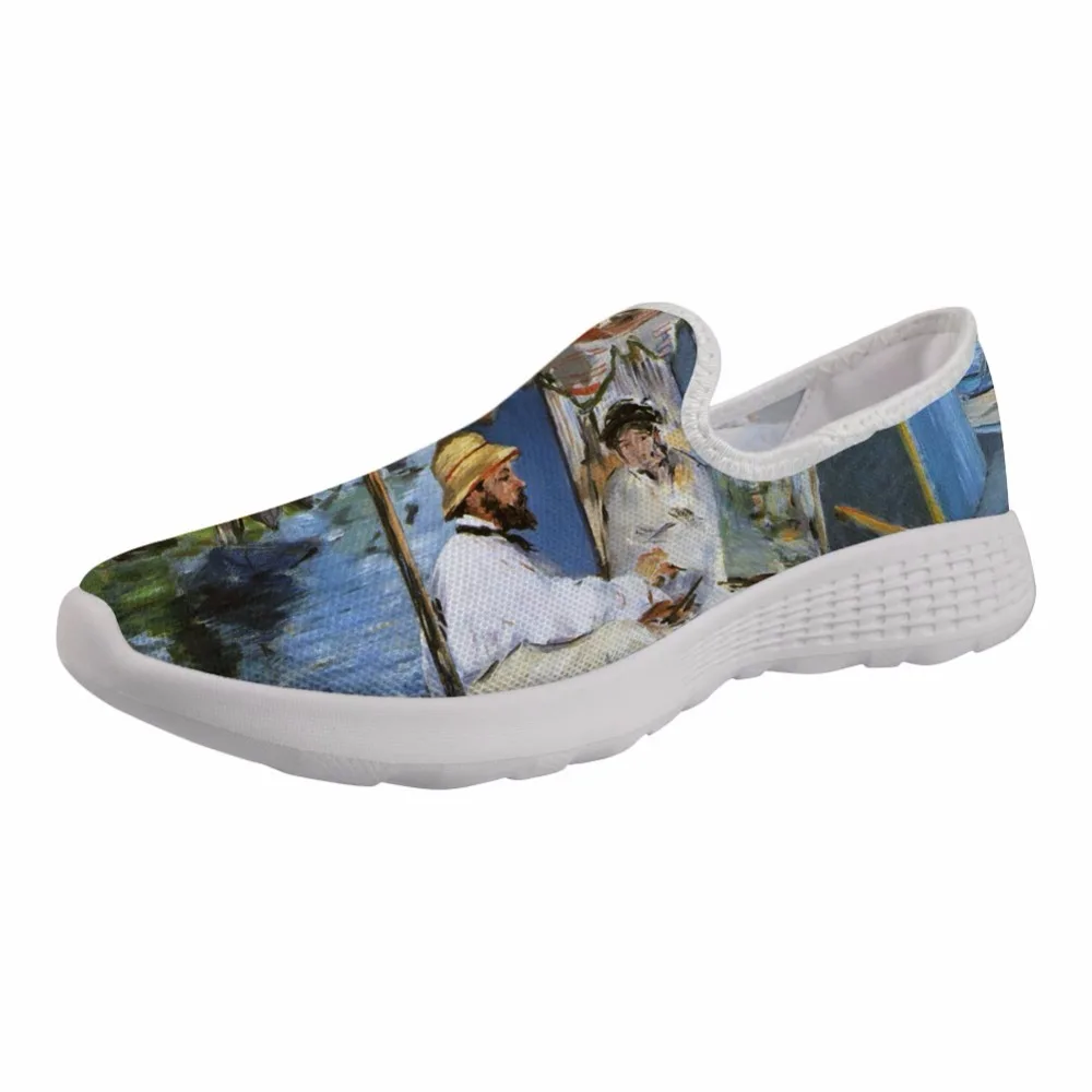 

Новое поступление 2021 года; Художественные Модные женские кроссовки с цветным принтом; Прогулочные кроссовки с дырками на подошве; Обувь для...