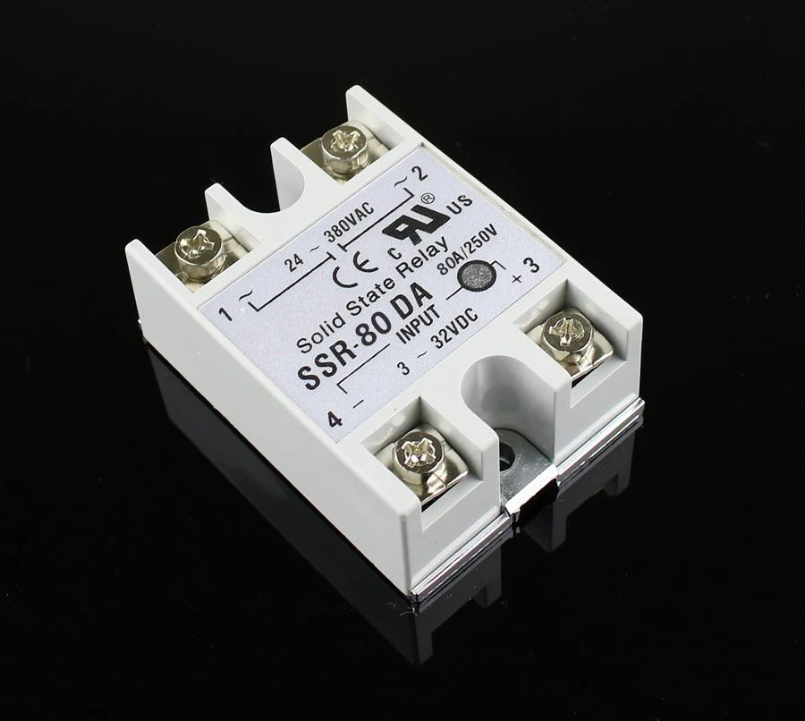 Твердотельное реле SSR 100DA 100A 80A 75A 3 32V DC TO 24 380V AC 80DA 75DA|Реле| |