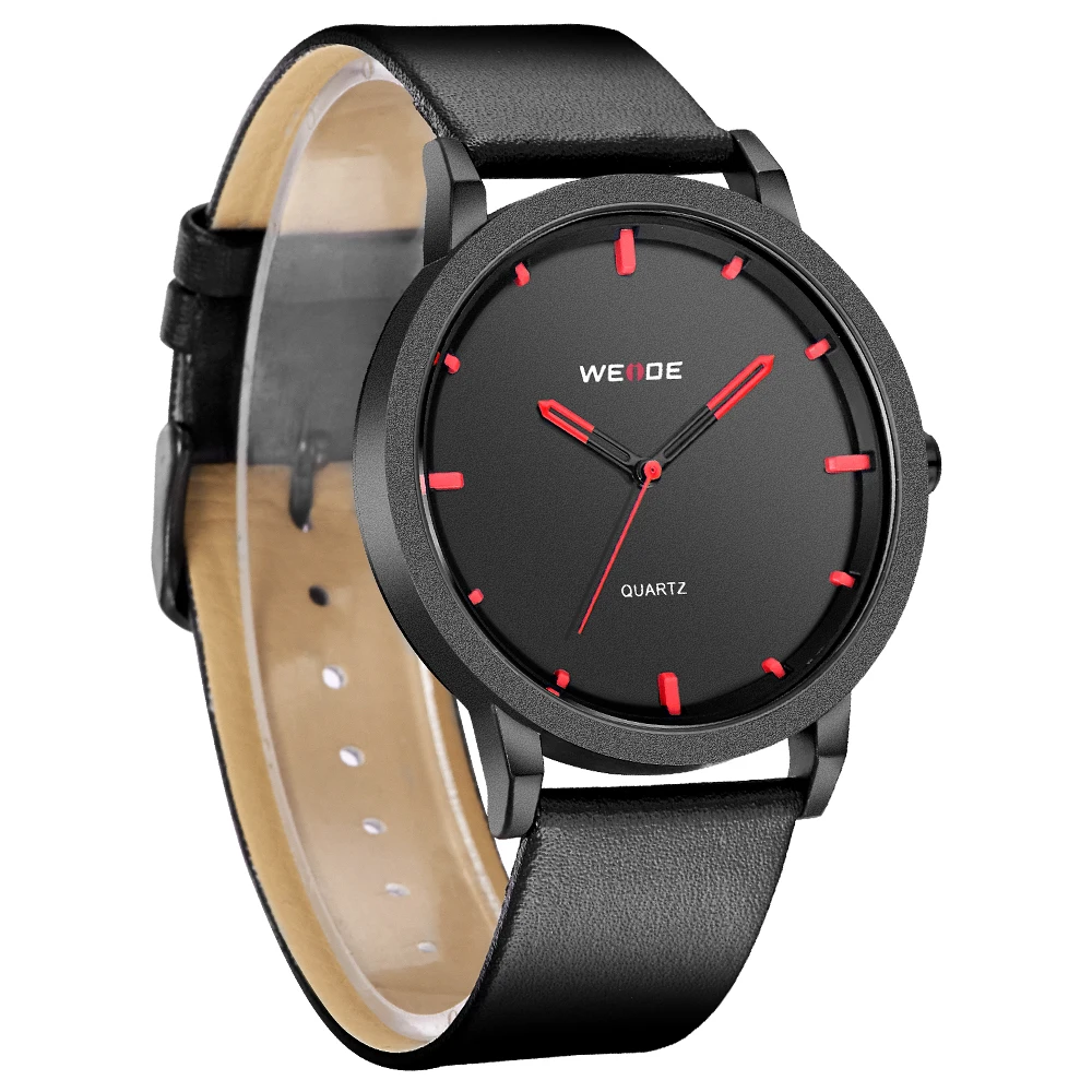WEIDE часы мужские Reloj аналоговые кварцевые водонепроницаемые подлинный ремешок